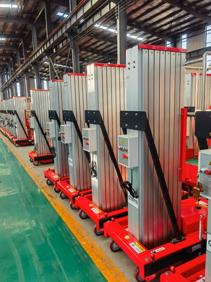 Мобильные подъемные рабочие платформы Строительные леса и лестницы Mewp Ножничный подъемник Подъемник для людей Cherry Picker Вертикальные мачтовые подъемники