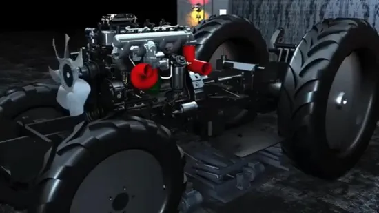 4WD 70HP садовый трактор CE садовый трактор небольшой четырехколесный сельскохозяйственный трактор шагающий трактор мини-трактор для сельскохозяйственной техники